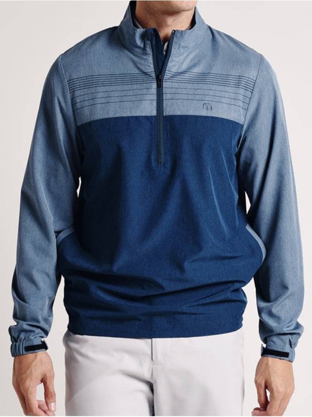 Travis Matthew Chambers Bay Pullover Men's Small 1/2 Zip Long Sleeve Golf